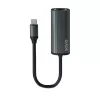 SAVIO Adapter USB-C 3.1 Gen.1 (vyriškas) į RJ-45 Gigabit Ethernet (moteriškas), 1000 Mbps, AK-56, pilka