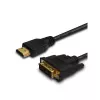Savio CL-139 kabelis adapteris vaizdui 1,8 m DVI-A HDMI A tipo (standartinis) juodas