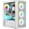 Korpusas Logic PORTOS ARGB MINIDI USB 3.0 Baltas