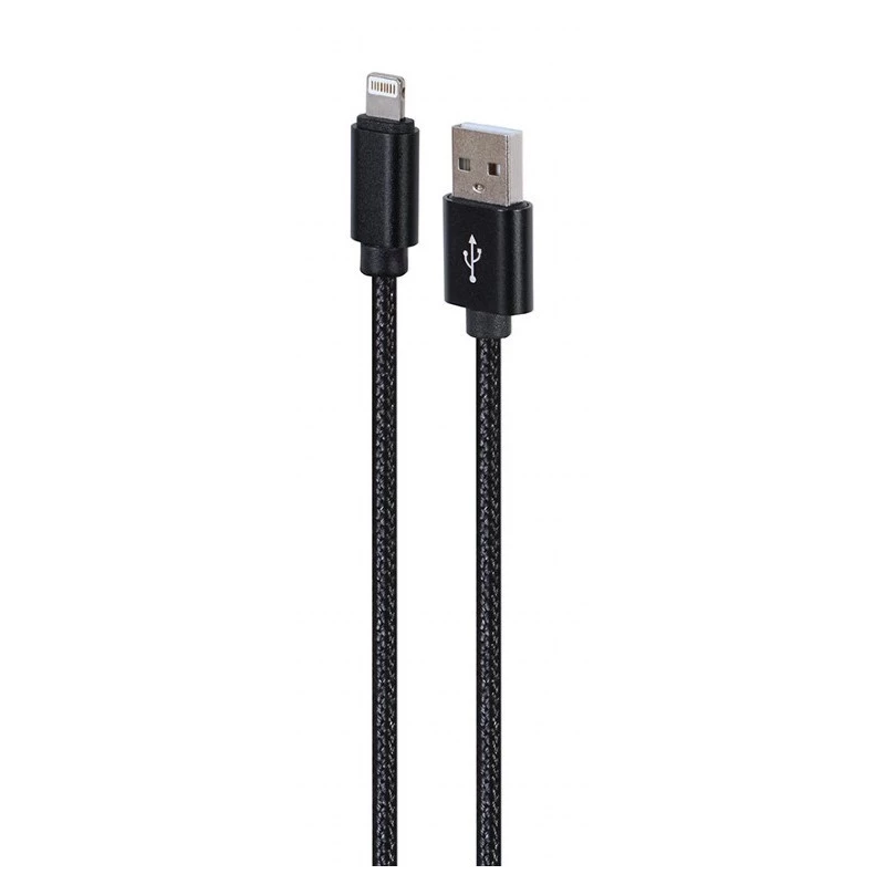 Lightning į USB-A laidas GEMBIRD CCDB-MUSB2B-AMLM-6 — 1,8 m, USB 2.0, 2,1 A, juodas