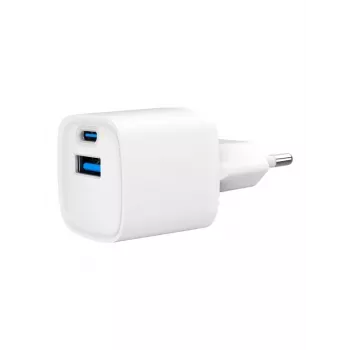Gembird Power Adapter 20W USB-A ir USB-C įkroviklis