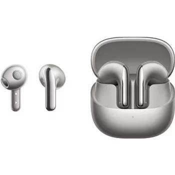 Xiaomi Buds 5 belaidės ausinės į ausis, pokalbiams/muzikai, Bluetooth, pilkos spalvos