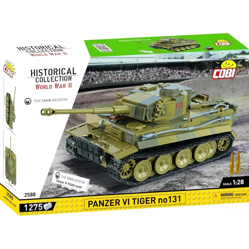 Konstruktorius COBI Panzer VI Tiger nr.131 1275 dalių