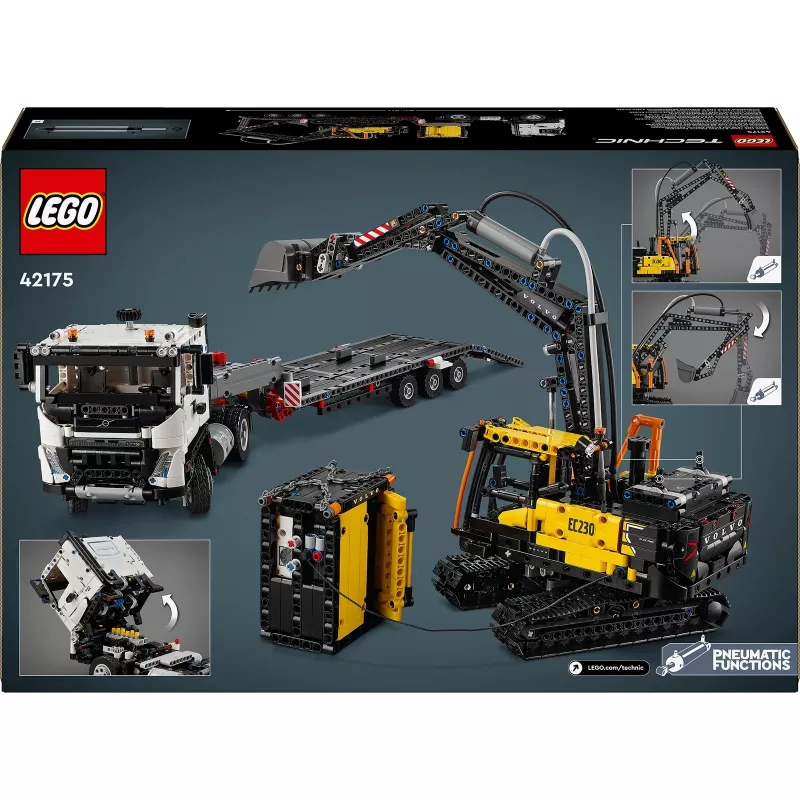 LEGO Technic Volvo FMX sunkvežimis ir EC230 elektrinis ekskavatorius 42175