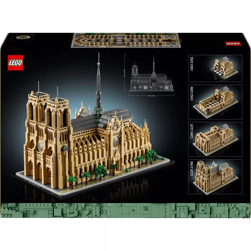 LEGO Architecture Notre-Dame de Paris statybos rinkinys suaugusiems 21061