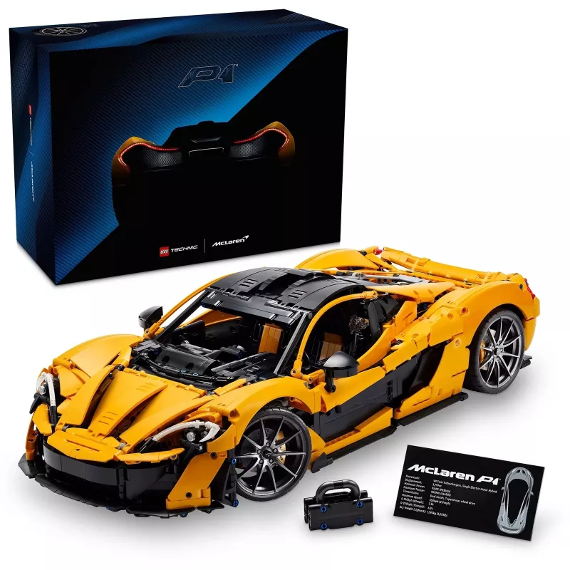 LEGO Technic 42172 McLaren P1 Modelio Automobilio Rinkinys Suaugusiesiems