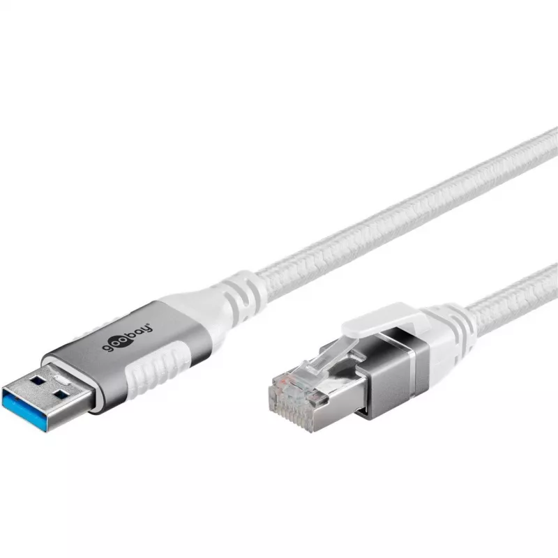 Goobay 74157 – USB 3.0 tipo A tinklo adapteris Gigabit Ethernet 1 m – tinklo kortelė – 1.000 Mbps
