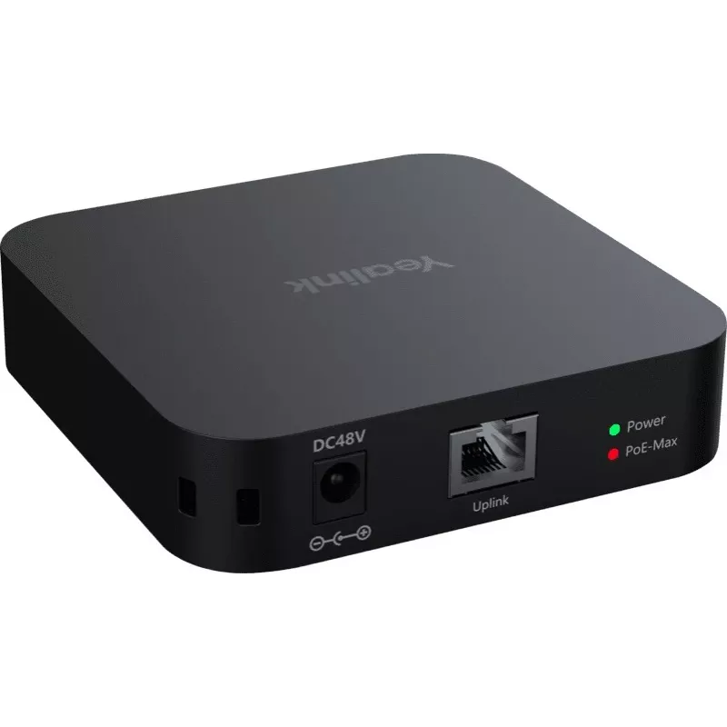 Yealink RCH40 E2 – Gigabit Ethernet jungiklis su PoE+ juoda spalva