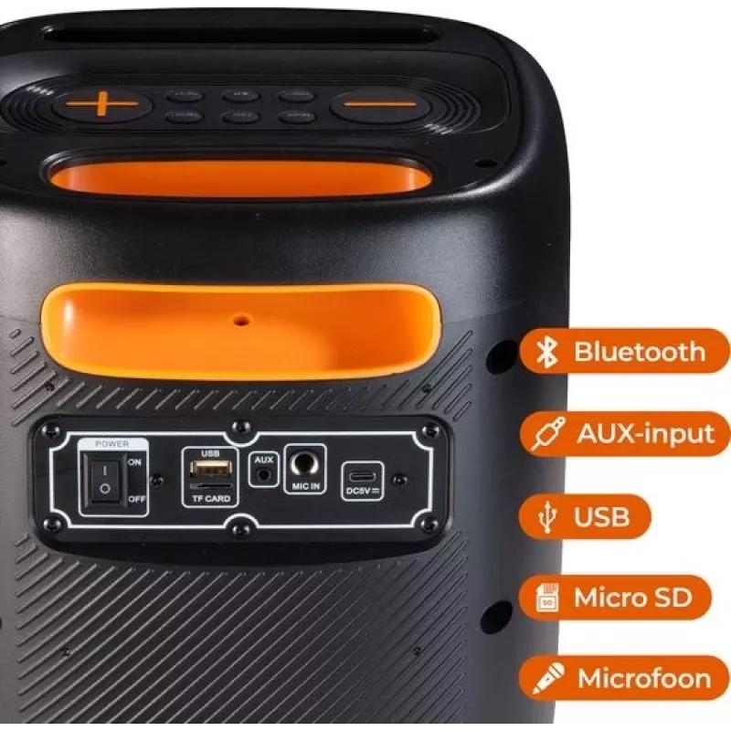 Nešiojama Bluetooth kolonėlė Denver BPS-165 Juoda