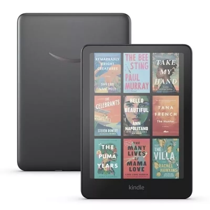 E. knygų skaityklė Amazon Kindle Colorsoft Signature Edition 7 colių 32 GB Wi-Fi belaidis įkrovimas, IPX8 atspari vandeniui, Juoda