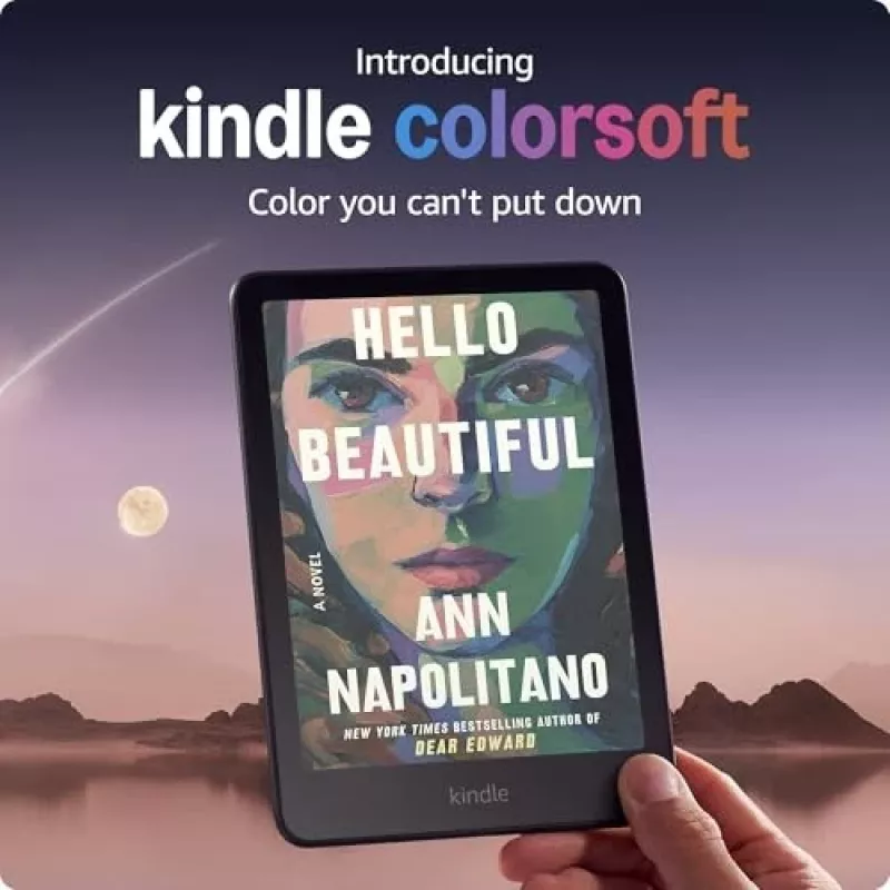 E. knygų skaityklė Amazon Kindle Colorsoft Signature Edition 7 colių 32 GB Wi-Fi belaidis įkrovimas, IPX8 atspari vandeniui, Juoda