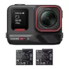 Veiksmo kamera Insta360 Ace Pro 2 – 50 MP, 8K itin didelė raiška (7680×3272), 1/1,3 colio sensorius, iki 240 kadrų/s, įmontuotas ekranas, Wi‑Fi, MicroSD, 177,7 g, Juoda