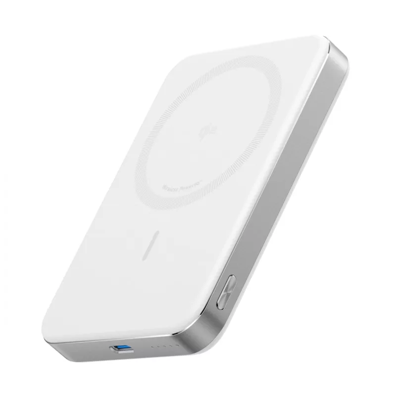 Anker MagGo Power Bank 10K belaidžio įkrovimo baterija 10000 mAh, balta