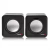 Garsiakalbis 2 krypčių PC Audiocore AC870 B — 3 W RMS, laidinis USB maitinimas, 3.5 mm įvestis, 2.0 kanalai
