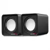 Garsiakalbis 2 krypčių PC Audiocore AC870 B — 3 W RMS, laidinis USB maitinimas, 3.5 mm įvestis, 2.0 kanalai