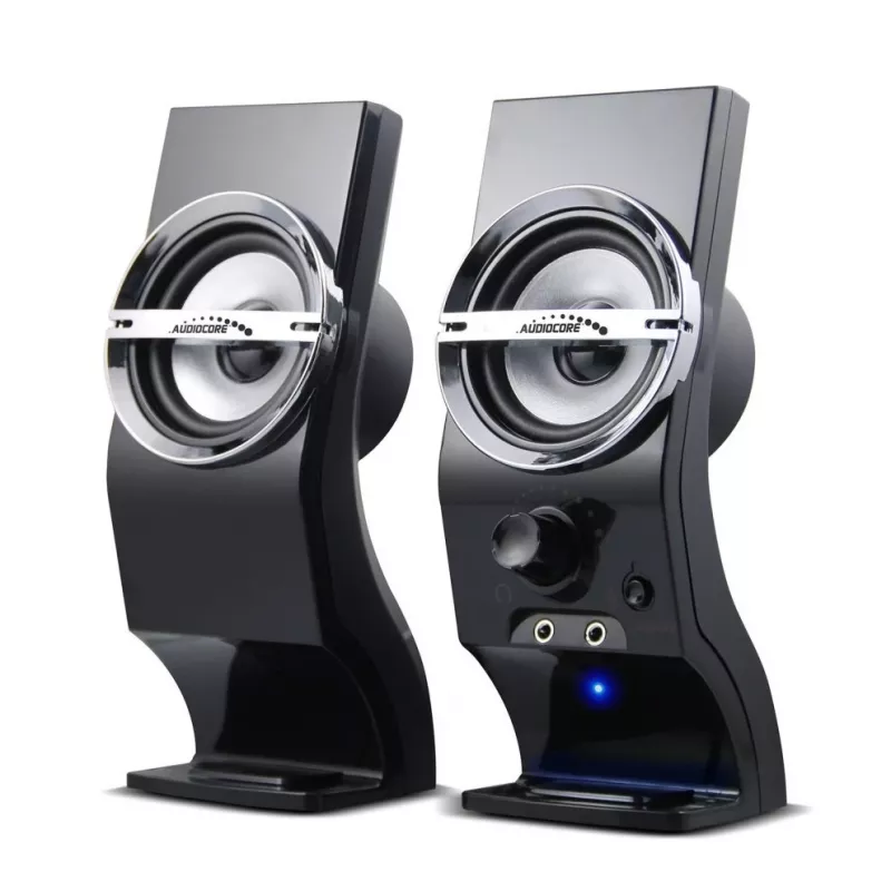 Audiocore AC805 Stereo garsiakalbiai 2.0 kompiuteriui 6W juodi