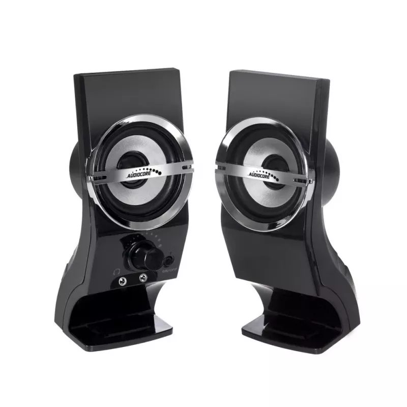 Audiocore AC805 Stereo garsiakalbiai 2.0 kompiuteriui 6W juodi