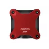Išorinis SSD ADATA SD620 1 TB, nešiojamas, USB 3.2 Gen 2 (Micro-USB B), skaitymas 520 MB/s, rašymas 460 MB/s, atsparus smūgiams, raudonas