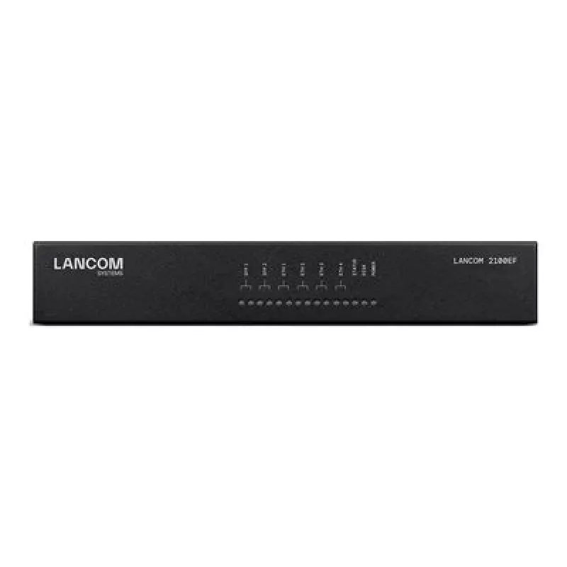 LANCOM 2100EF - SD-WAN šliuzas su šviesolaidžiu ir eternetu - 1GbE, 2.5GbE - 1U - debesimi valdomas - stalinis/stovo montavimas (61109)