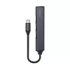 USB 3.0 4 prievadų sąsajos šakotuvas SAVIO AK-71 su USB-C laidu, 5000 Mbit/s, 2 metų garantija