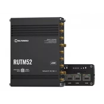5G LTE dviejų modemų maršrutizatorius Teltonika Networks RUTM52 (ES)