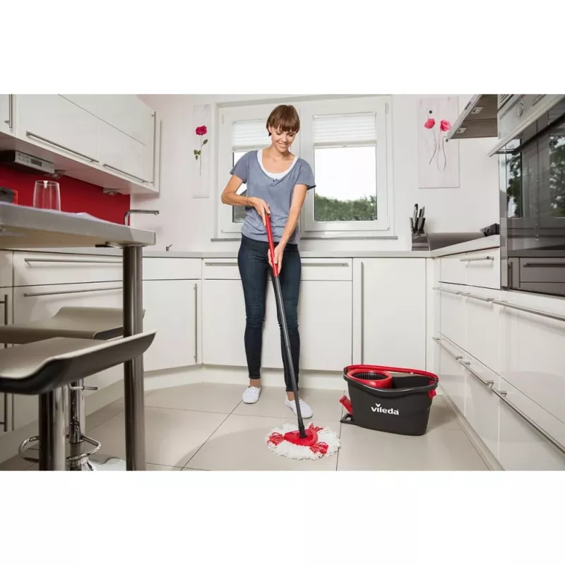 Mop antgalis Vileda Turbo 2in1 Raudonas Baltas