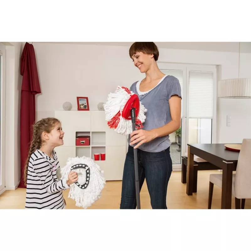 Mop antgalis Vileda Turbo 2in1 Raudonas Baltas