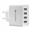 Kroviklis everActive SC400 su 4x USB prievadais, bendra 5A išvestimi, baltas