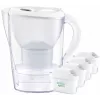 Brita Marella XL ąsotis + 4 Maxtra kasetės (balta)