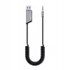 Savio TR-16 Bluetooth siųstuvas AUX adapteris su laisvų rankų funkcija, Bluetooth 5.3, Google Assistant/Siri
