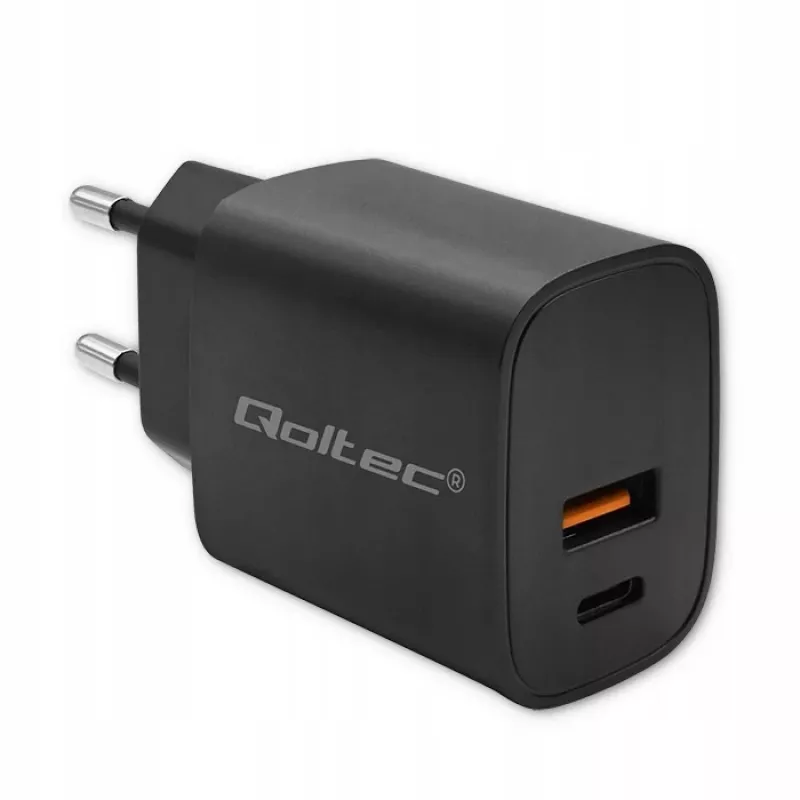 Maitinimo adapteris QOLTEC 52377 GaN 30W 5–20V nešiojamiems įrenginiams