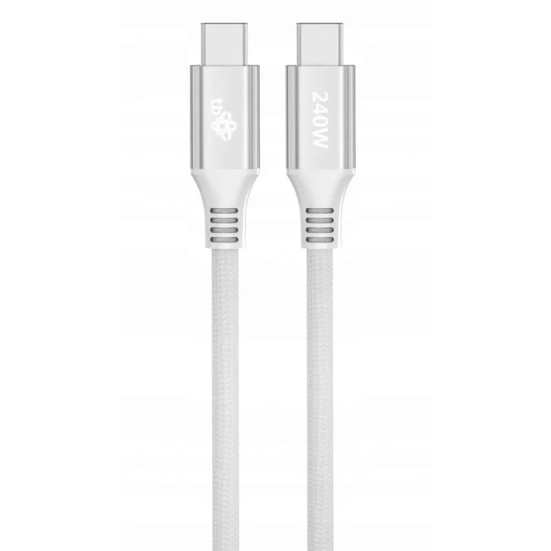 USB-C laidas TB AKTBXKUCCOSI10W 1 m 240W Baltas