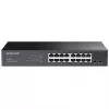 Mercusys MS116GS 16 prievadų Gigabit Ethernet jungiklis (10/100/1000) juodas