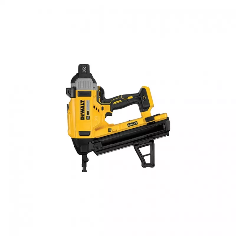 Vinų pistoletas DeWALT DCN890N-XJ, belaidis, kampuota talpykla, 30 vinių, vinys 13–57 mm, Ø 2,6–3,7 mm, juodas