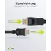 64836 GOOBAY DisplayPort 1.2 į HDMI adapterio laidas 1.4 4K @ 30Hz / itin spartus HDMI laidas / paauksuota jungtis nepriekaištingam signalui / nešiojamam kompiuteriui