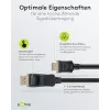 64836 GOOBAY DisplayPort 1.2 į HDMI adapterio laidas 1.4 4K @ 30Hz / itin spartus HDMI laidas / paauksuota jungtis nepriekaištingam signalui / nešiojamam kompiuteriui