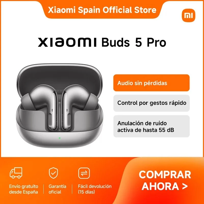 Belaidės ausinės Xiaomi Buds 5 Pro BT keraminė balta