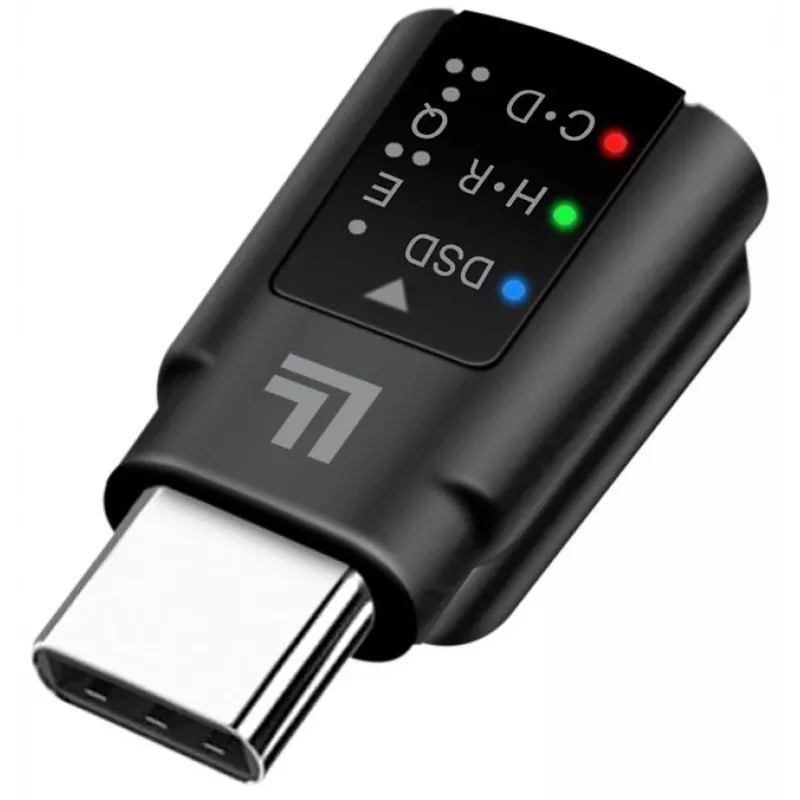 LogiLink USB-C DAC garso adapteris. USB-C (vyriškas) į 3,5 mm lizdą (moteriškas). Juodas