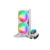 Skystas CPU aušintuvas Cooler Master MasterLiquid 240 Core II White — 240 mm, 2x 120 mm ventiliatoriai (650–1750 RPM), įvorinis guolis