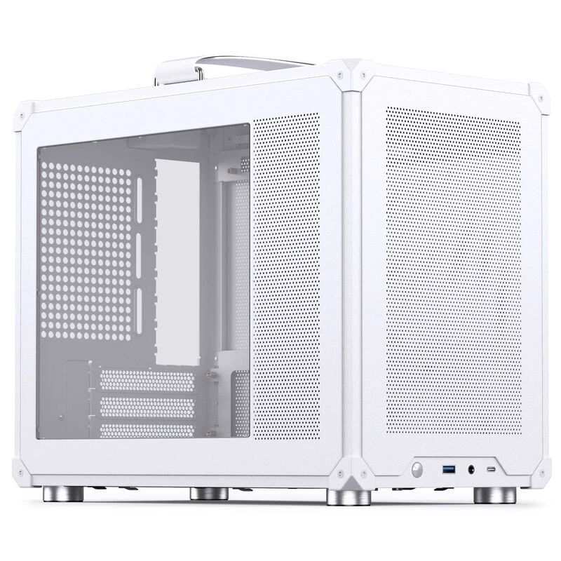 Jonsbo C6 MAX kompiuterio korpusas, mini korpusas, Micro-ATX, grūdintas stiklas - Wei