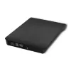 Išorinis DVD‑RW įrenginys QOLTEC 51857 – USB 3.0, SATA sąsaja, DVD±R 8x, DVD±RW 4x, DVD‑RAM 5x, CD 24x, juodas
