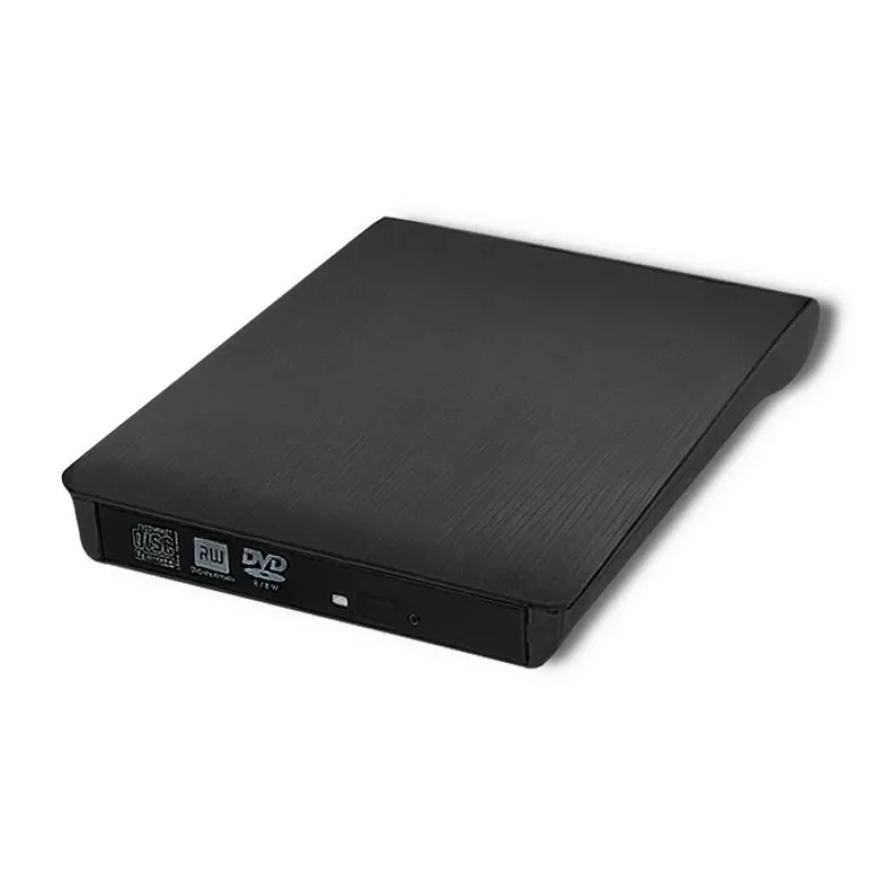 Išorinis DVD‑RW įrenginys QOLTEC 51857 – USB 3.0, SATA sąsaja, DVD±R 8x, DVD±RW 4x, DVD‑RAM 5x, CD 24x, juodas
