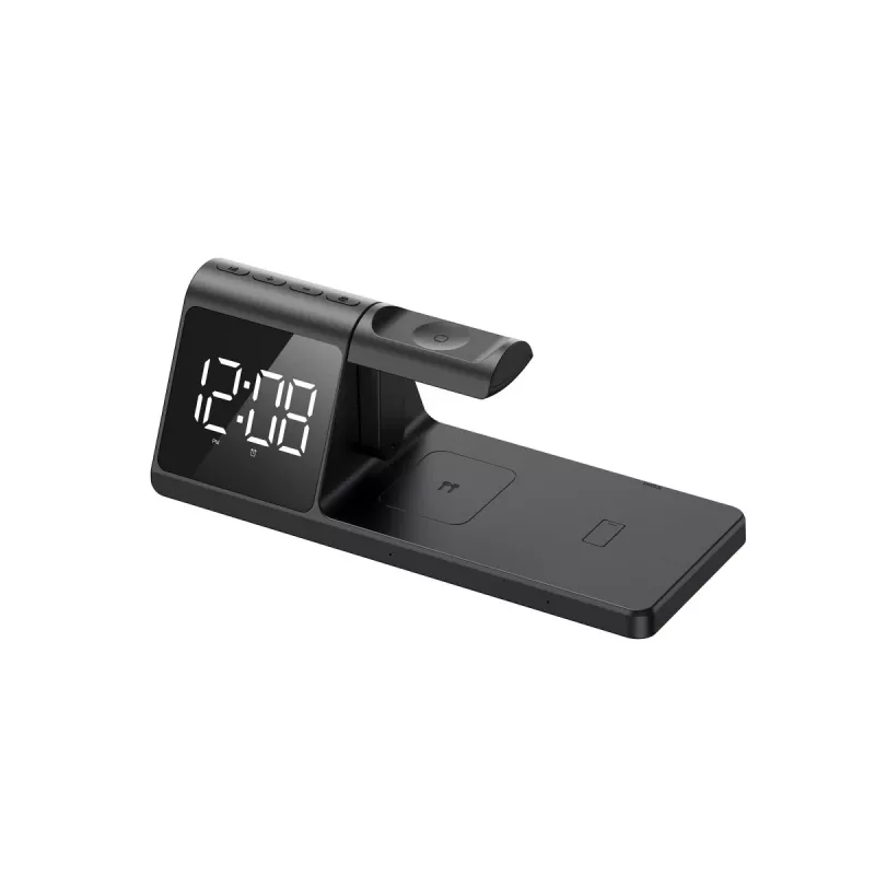 Havit W3042 – 3 viename belaidė įkrovimo stotelė, juoda