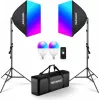 Neewer NK800 profesionalus RGB LED apšvietimo rinkinys 60 cm (B0CF55TW5J)