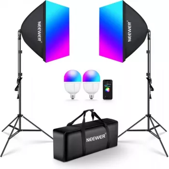 Neewer NK800 profesionalus RGB LED apšvietimo rinkinys 60 cm (B0CF55TW5J)