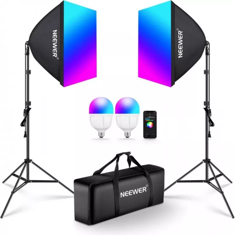 Neewer NK800 profesionalus RGB LED apšvietimo rinkinys 60 cm (B0CF55TW5J)