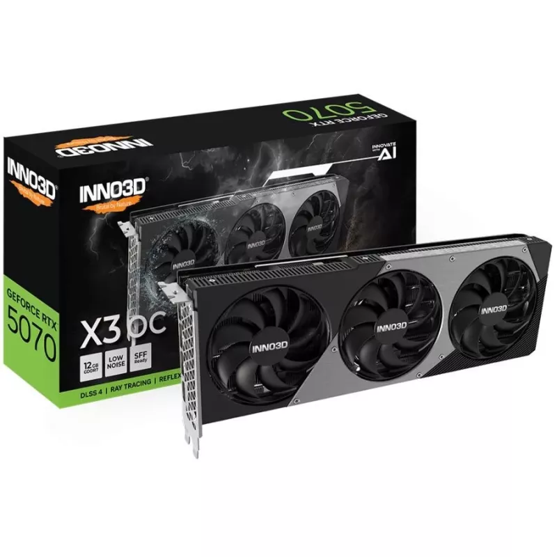 INNO3D GeForce RTX 5070 X3 OC 12GB GDDR7 vaizdo plokštė