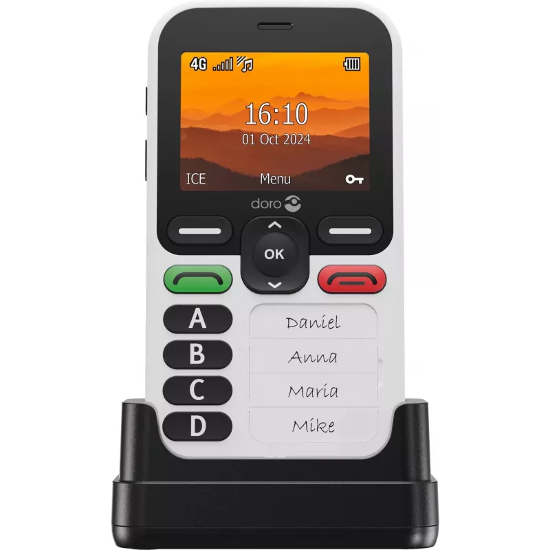 Išmanusis telefonas Doro Leva X10 2,4 colio 1150 mAh pilkas
