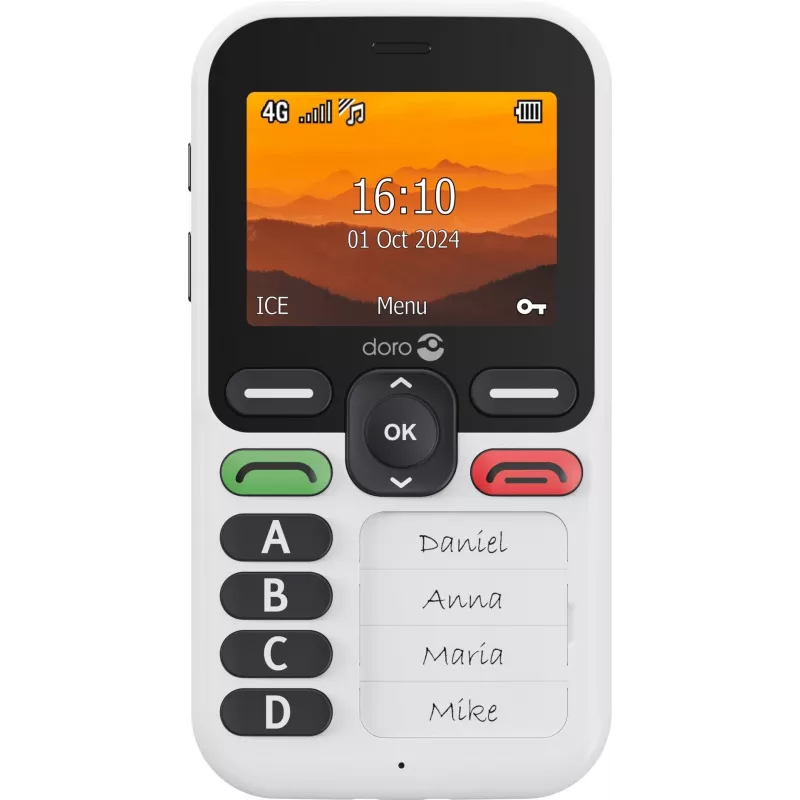 Išmanusis telefonas Doro Leva X10 2,4 colio 1150 mAh pilkas