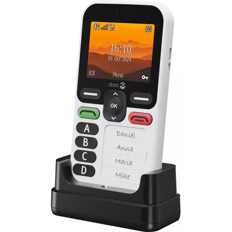 Išmanusis telefonas Doro Leva X10 2,4 colio 1150 mAh pilkas